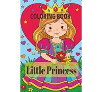 Princess Coloring Book for Girls Ages 3-5: 23 Unique Fairy Tale Illustrations, Single-Sided Pages to Prevent Bleed-Through, 6x9 Format