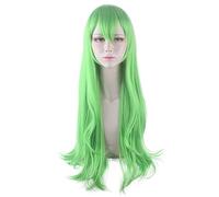 Princess Connect! Re: plongée Karin Cosplay perruque vert longs ondulés résistant à la chaleur cheveux Halloween fête carnaval Costume Cosplay perruques PL-747