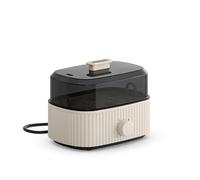 Princess Cuiseur à Œufs, Capacité 6 Œufs, 300W, Gobelet Doseur pour Cuisson Dure/Mollet, Arrêt Automatique, Sans BPA, Couvercle Vapeur, Plateau Amovible, Facile à Nettoyer, 262047