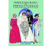 Princess Diana and Prince Charles Fashion Paper Dolls in Full Color