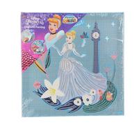 Princess Disney Juego de pintura de Diamante XL - Con Marco y Todos Los accesorios - Licencia Oficial - Niños +3 años