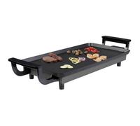 Princess Economy Table Chef électrique Plaque de gril revêtement anti-adhésif, sans BPA, voyant lumineux noir