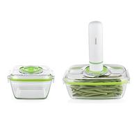 Princess Set boîtes en verre 492985 – Pompe à vide USB, 2 récipients, 2 couvercles sans BPA