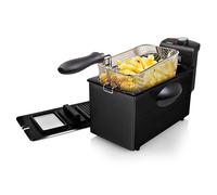 Princess Friteuse 3L Noir 2000W Zone de refroidissement Filtre anti-odeur max 190 °C Thermostat