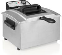 Princess Friteuse, 5 litres de capacité, 3270 W, de Technologie, zone froide, de Fenêtre de contrôle, acier inoxydable, double thermostat, nettoyage facile de, pièces amovibles, 01.184090.01.001