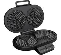 Princess Double gaufrier revêtement anti-adhésif, sans BPA, protection contre la surchauffe noir