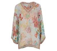 PRINCESS GOES HOLLYWOOD Chemisier turquoise / bleu pastel / rose / rouge, Taille XS