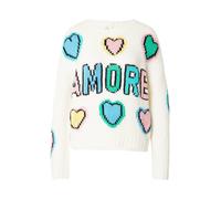 PRINCESS GOES HOLLYWOOD Pull-over 'AMORE' bleu clair / menthe / rose clair / blanc cassé, Taille M