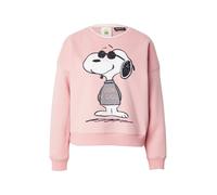 PRINCESS GOES HOLLYWOOD Sweat-shirt 'Snoopy Chill More' gris / rose / noir / blanc, Taille S