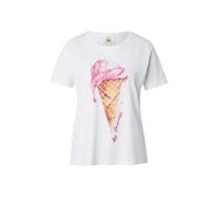 PRINCESS GOES HOLLYWOOD T-shirt 'Ice Cream' marron / rose / rose / blanc, Taille M