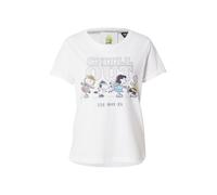 PRINCESS GOES HOLLYWOOD T-shirt 'Peanuts Winter' turquoise / gris clair / rose / blanc, Taille XXL