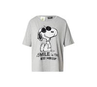 PRINCESS GOES HOLLYWOOD T-shirt 'Snoopy smile' gris / noir / blanc, Taille M