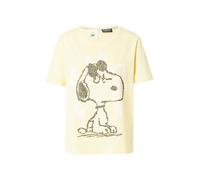 PRINCESS GOES HOLLYWOOD T-shirt 'Snoopy So What' jaune clair / noir / blanc, Taille M