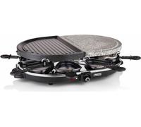 Princess Gril à pierre à raclette avec 8 poêlons Ovale 1200 W 162710