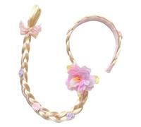 Princess Headbands for Girls, Safe Toddler Wig, Colorful Long Cosplay Accessory, Soft Skin-Friendly Design, Natural-Looking Styling, Perfect for Parties and Dress-Up