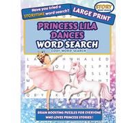 Princess Lila Dances Storybook | Cozy Word Search: The story adds even more brain boosting, educational, word search fun! Makes a great UNIQUE gift ... anyone who loves a fun screen-free escape!