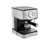 Princess Machine à espresso multicapsule, 1,5 L, 20 bar, 4 Filtres | Buse vapeur cappuccino, Boîtier en acier inoxydable, Chauffe-tasses intégré, Thermomètre, 01.249415.01.001