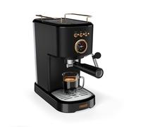 Princess Machine à Expresso, 1100W, 20 Bars, Chauffe-Tasses, Buse Vapeur, Réservoir 1,2L, Compatible Café Moulu et Capsules, Facile à Nettoyer, Arrêt Automatique, 01.249417.01.001