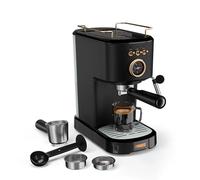 Princess Machine à expresso 249417 - 1100W, 20 bars, buse vapeur, réservoir 1,2 L, noir