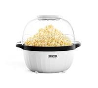 Princess Machine à Pop-corn, 4,5 L, Tige de Brassage Motorisée, Plateau à Beurre, Couvercle Transparent, Bol Réversible, Facile à Nettoyer, Antidérapante, Compacte, 450W, 292980
