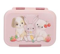 Princess Mimi 0414030 Gamelle Boîte De Rangement Alimentaire 1 L Polypropylène (Pp), Silicone, Acier Inoxydable Rose
