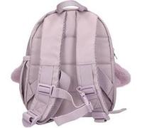 Depesche 13159 Princess Mimi Penguin - Sac à Dos en Lilas, avec Motif de Pingouin et Fourrure en Peluche, Sac avec Bretelles réglables