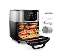 Princess Mini Four Multifonction DeLuxe - Friteuse sans Huile - Pour 6 Personnes - Panneau de Contrôle Numérique - 11 L - 1 800 W
