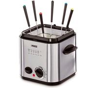 Princess Mini-friteuse et caquelon à fondue 840 W 1,2 L Argent 182611