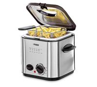 Princess Mini Friteuse & Fondue - 1,2 L - Avec 6 fourchettes à fondue - Chauffage rapide - Filtre anti-odeurs - 840 W - 182611