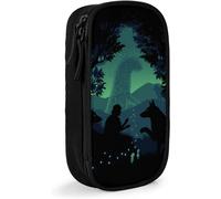 Princess Mononoke Trousse ¿¿ Crayons D Impression Personnalis¿¿E Noir[4408]