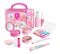 Princess Play Makeup Set - Children Washable Cosmetic Kit, Pretend Beauty Vanity Toys with Accessories, Gentle Role Play Collection | Fun Educational Makeup Toys for Girls Holiday Party Games
