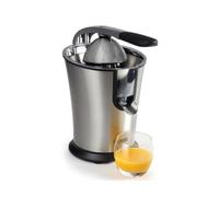 Princess Presse-agrumes électrique, Bras de Levier, Cône Universel, Inox | Moteur silencieux 58 dB, Puissance 160 W, Système anti-gouttes, Pièces lavables au lave-vaisselle, 01.201851.02.001