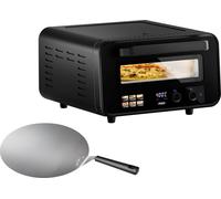 Princess Four à Pizza Pro Max, 15L, 400°C, 2100W, Commandes Tactiles, Pierre et Pelle Incluses, Chaleur Haut/Bas, Minuterie, Compact et Portable, Utilisation Intérieure/Extérieure, 112780