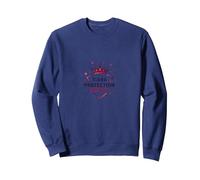 Princess Security Tiare Protection Agency Royal Guard Sweatshirt, Unisexe pour Adultes, Bleu Marine, L