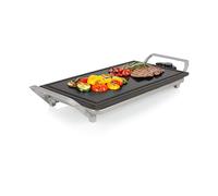 Princess Table Chef Premium Gril en pierre - Grande surface de cuisson de 46 x 26 cm - Plaque de grill en céramique - Sans PFAS - Thermostat réglable - Incl. 4 spatules en bois - 103150