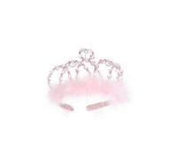 Diadème de princesse, rose-argent