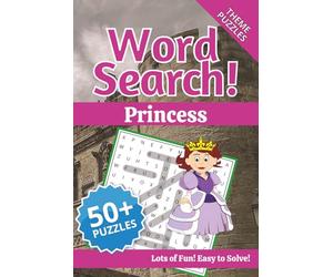 Princess Word Search Puzzle Book: Word Searches with Easy to Read Print about Princesses, Castles, Crowns |6x9 inches,120 pages|60+ puzzles| Gift for Vacation, Holidays