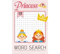 Princess Word Search Puzzle Book: Word Searches with Large Easy to Read Print about Princesses, Fairy Tales, Magic, and More | 6x9 ... ... for Celebrations, Gifts, and Cozy Times