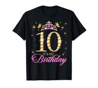 Princesse 10 Ans It's My Birthday 10e Anniversaire T-Shirt