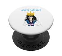 Princesse Anime, Fans de Livres de Manga, Cadeaux d'anime, Amour Japonais PopSockets PopGrip Adhésif