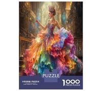 Princesse Arc-en-Ciel 1000 Pièces Coffret Puzzle Puzzle Adultes Carton Recyclé - Défi Éducatif, Jeu À La Maison, Super Idée Cadeau pour Tous Les Fans 70x50cm/1000pcs