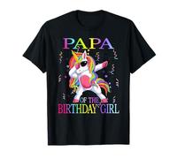 Princesse d'anniversaire du Papa de la Licorne T-Shirt