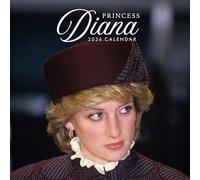 Princesse Diana - Calendrier mural carré 2026 - par Red Robin Publishing