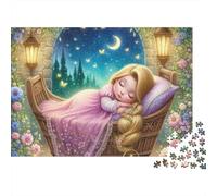 Princesse endormie 1000 Pièces Puzzle pour Adultes Carton sans Odeur Anti-Stress pour S'amuser pour Adolescents 14+ Édition Limitée 38x26cm/1000pcs