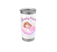 Princesse endormie Magical Fantasy Dream Mignon Esthétique Gobelet isotherme en acier inoxydable double paroi