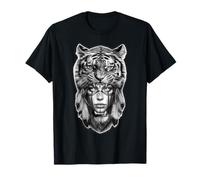 Princesse Guerrière Tigre Fille Native T-Shirt