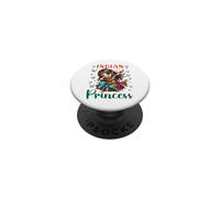 Princesse Indienne Dabbing pour Filles et Enfants PopSockets PopGrip Adhésif