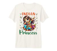 Princesse Indienne Dabbing pour Filles et Enfants T-Shirt Haut de Gamme