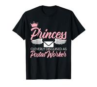 Princesse intelligemment déguisée en Ouvrier Postal T-Shirt Graphique avec Valeur
