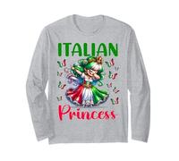 Princesse Italienne Dab FilleRobe Drapeau Culture Enfants Manche Longue